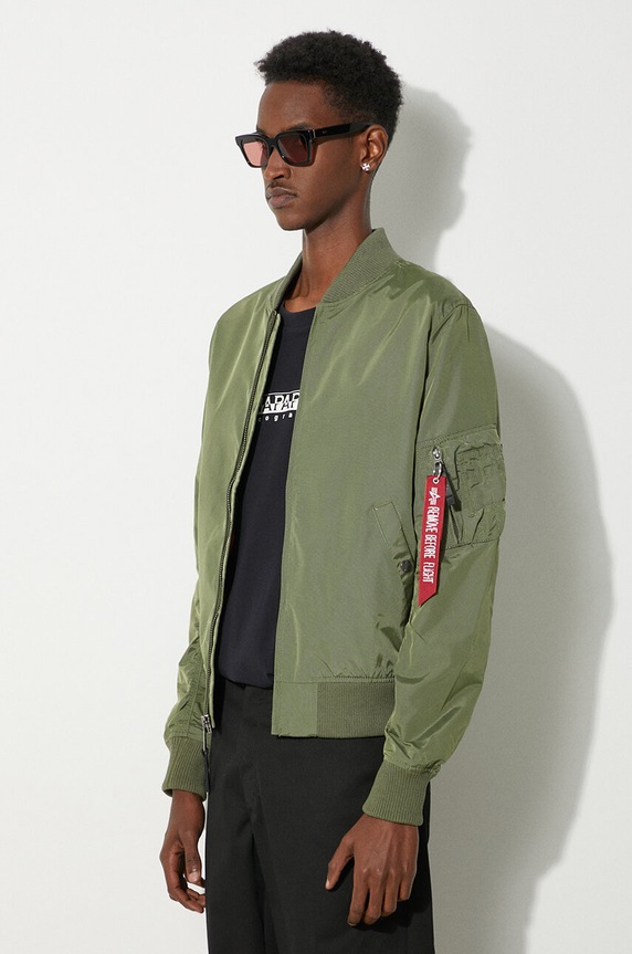 Куртка-бомбер Alpha Industries зелений 191103.01