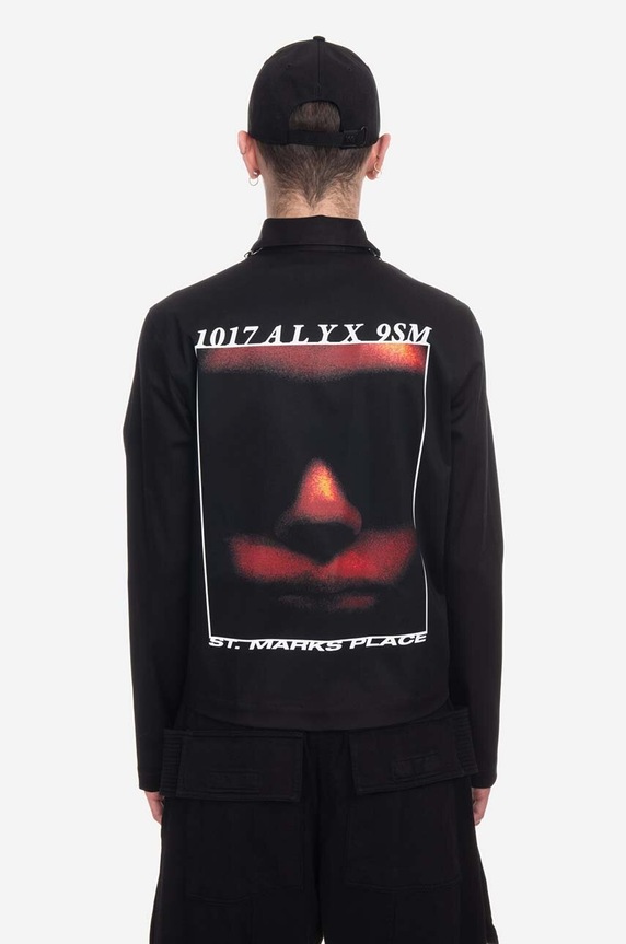 Clothing 1017 ALYX 9SM jacket Printed Long Sleeve AAMSH0210FA01 black