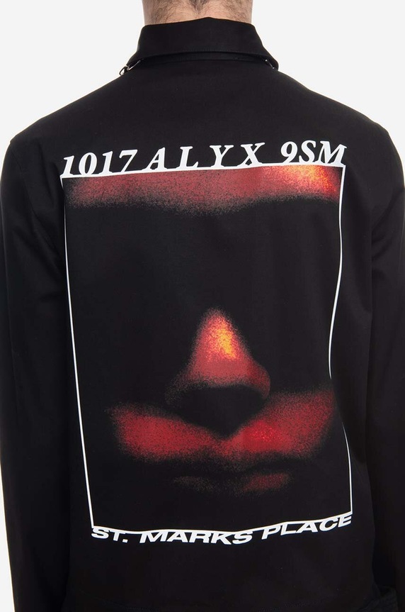 1017 ALYX 9SM jacket Printed Long Sleeve AAMSH0210FA01 black