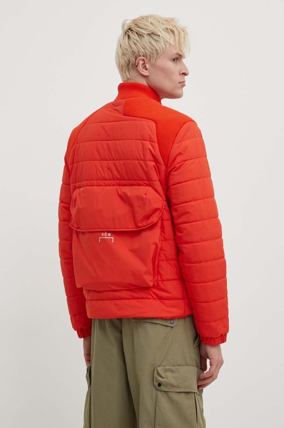 Odzież A-COLD-WALL* kurtka Asymmetric Padded Jacket ACWMO154 czerwony