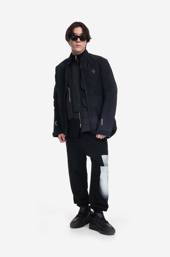 A-COLD-WALL* kurtka Irregular Dye Overshirt ACWMSH085 czarny SS23
