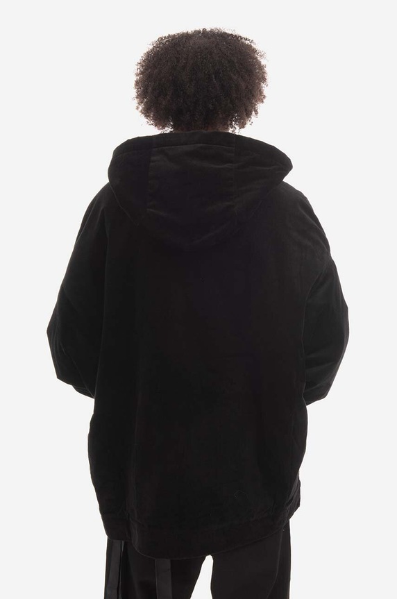 Clothing Rick Owens jacket Front Peter DU02B4790.VS.BLACK black