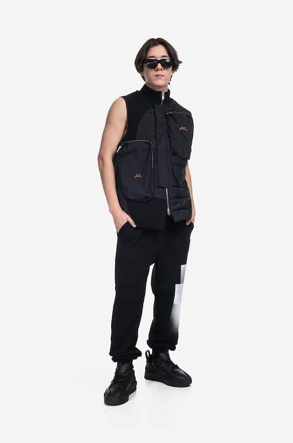 A-COLD-WALL* vest Asymmetric Padded Gilet ACWMO142 black SS23