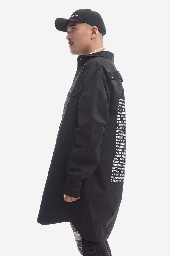 Îmbrăcăminte Rick Owens geacă Woven Jumbo DU01C6753.MUEP3.BLACK negru