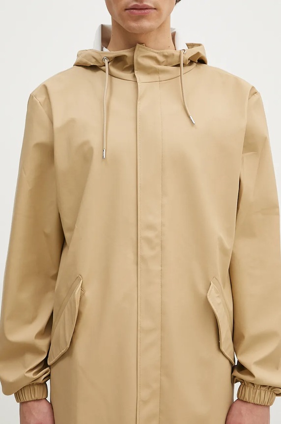 Rains rain jacket 18140 Fishtail Parka beige 18140.24