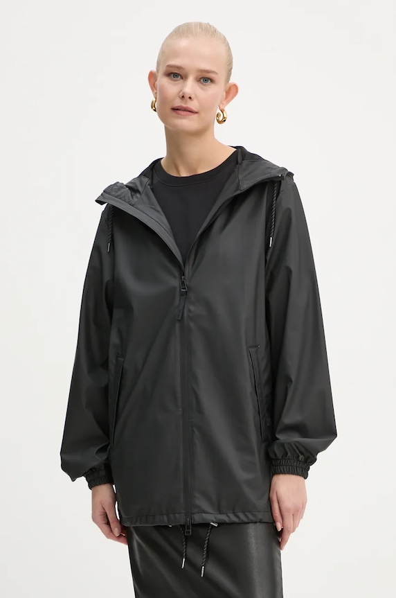 Nepromokavá bunda Rains 18370.01 černá SS23