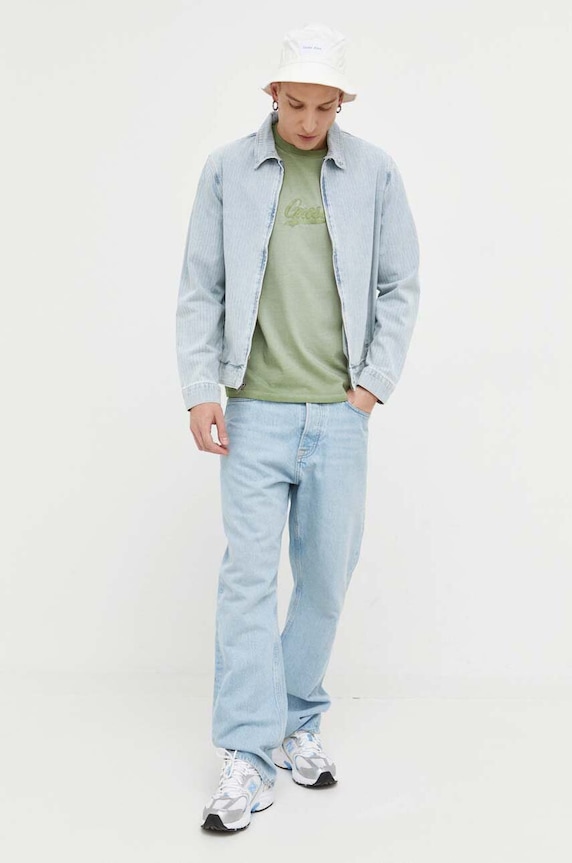 Guess Originals kurtka jeansowa M3GG75D4ZW0 niebieski SS23