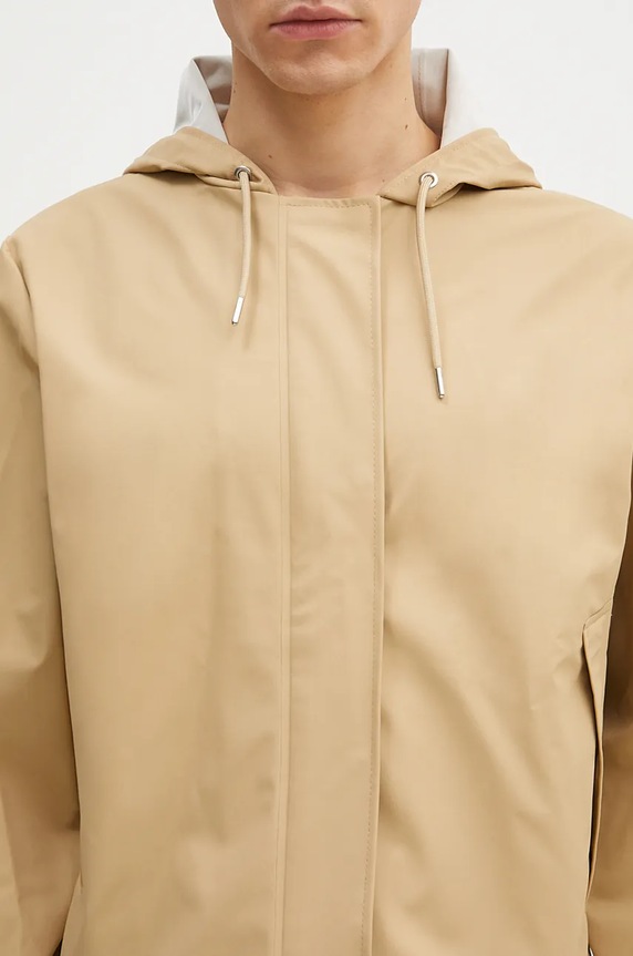 Rains rain jacket beige 18040