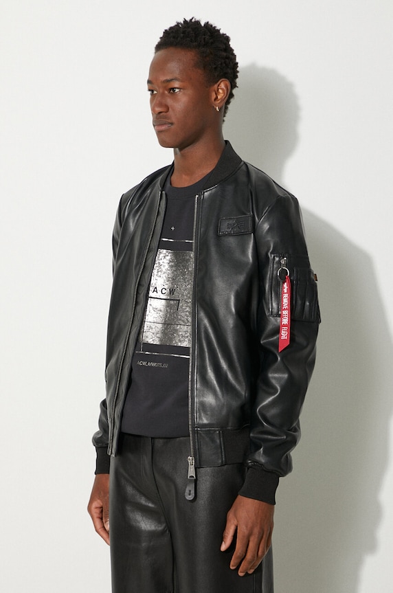 Bunda Alpha Industries čierna 106108.03