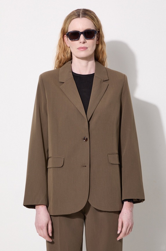 Samsoe Samsoe jacket fabric green F22400119