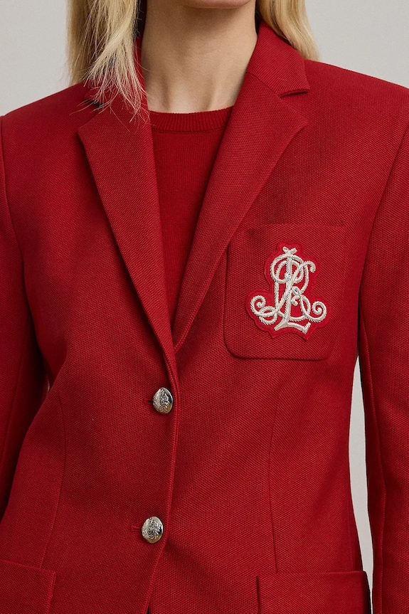 Σακάκι Lauren Ralph Lauren κόκκινο 200797305