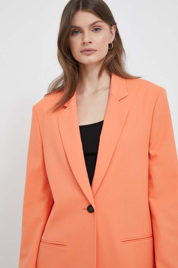 Joop! blazer con aggiunta di lana arancione 30035739