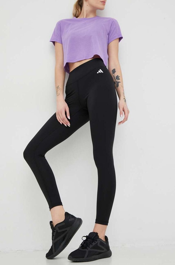 adidas Performance legginsy treningowe Training Essentials z elastanem czarny HC8934