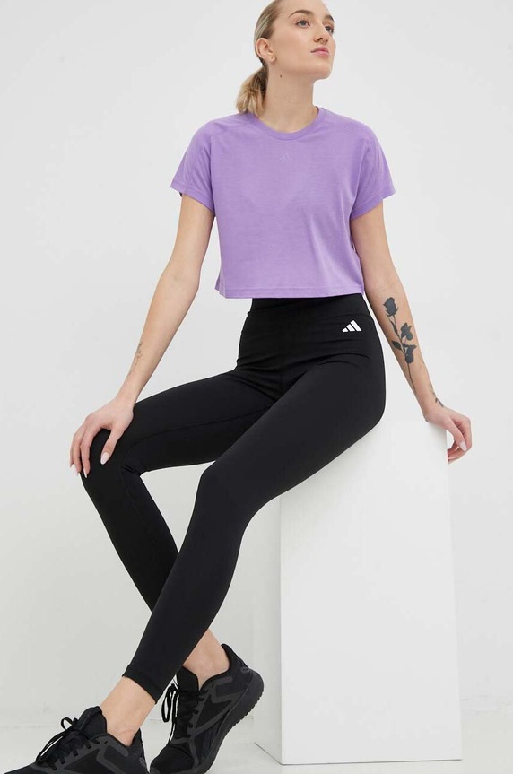 adidas Performance legginsy treningowe Training Essentials HC8934 czarny SS23
