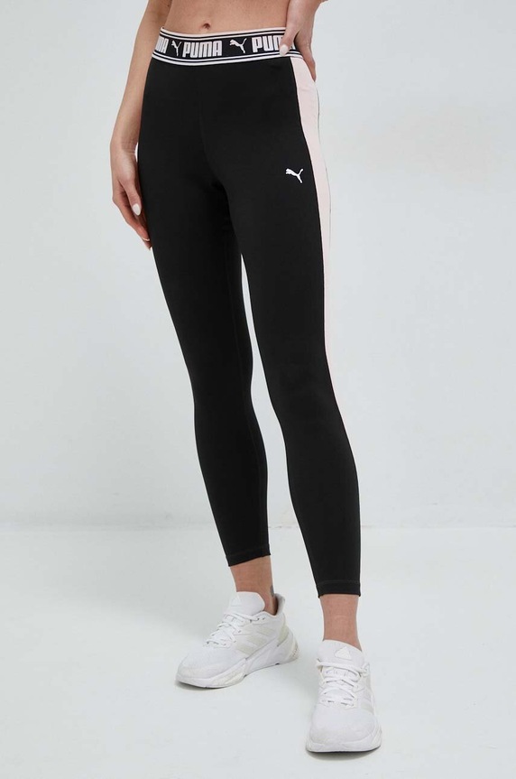 Tajice za trening Puma Strong Fashion 523111 crna SS23