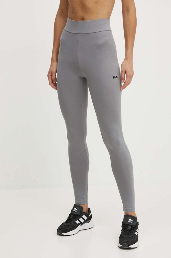 Fila legginsy Benndorf z elastanem szary FAW0456