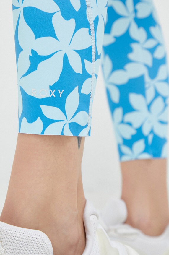 Roxy legginsy treningowe See The Good x Mizuno niebieski ERJNP03503
