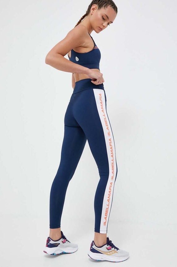 LaBellaMafia legginsy treningowe Essentials LB.26986 niebieski SS23