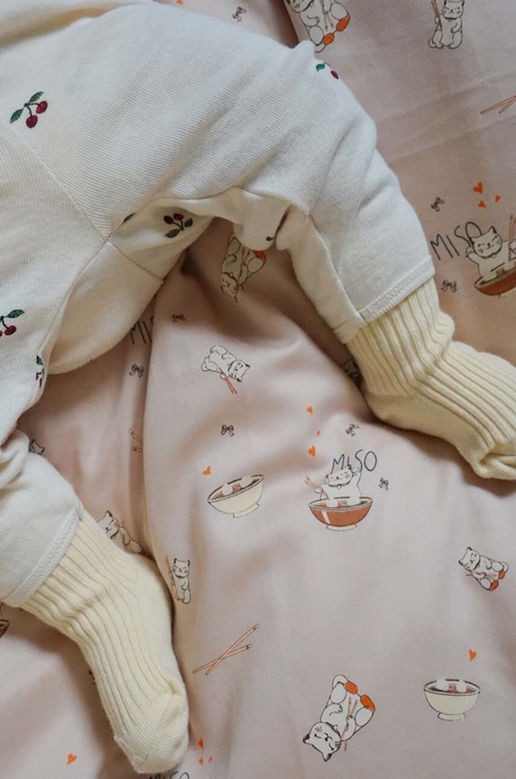 Konges Sløjd leggins di cotone bambino/a rosa KS3557
