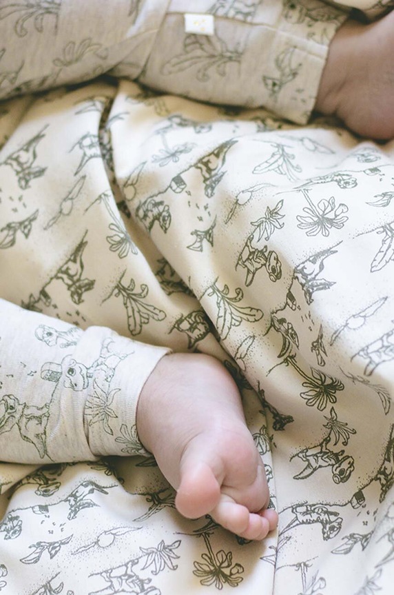 That's mine legginsy niemowlęce MILEY 013939 beżowy SS25