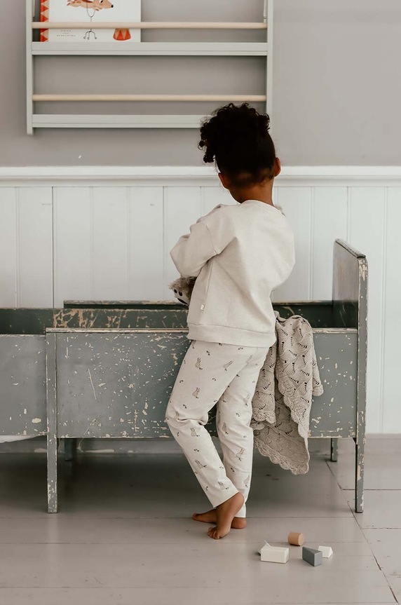 Chłopiec That's mine legginsy niemowlęce 13939 013939 beżowy