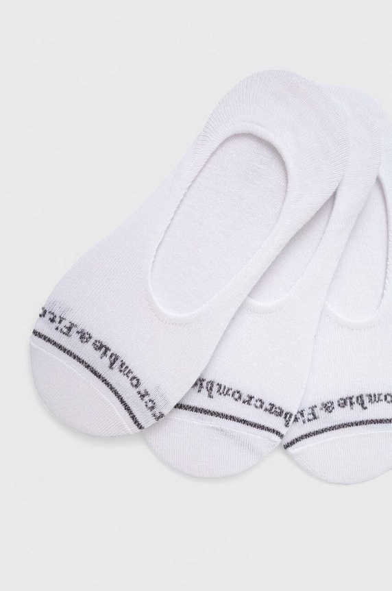 Ponožky Abercrombie & Fitch 3-pack KI112.3089.100 bílá SS23