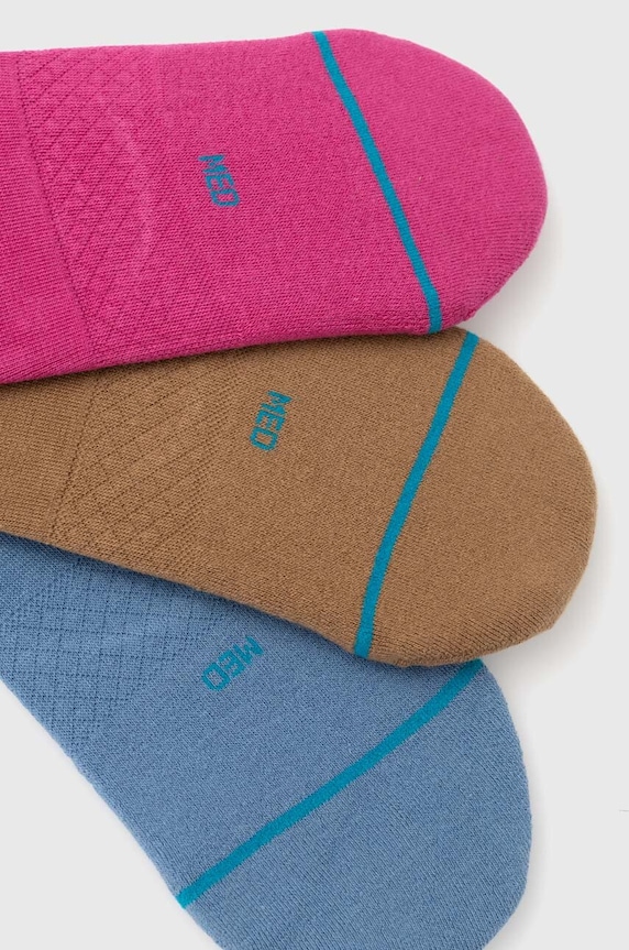 Stance zokni Icon No Show 3 pár A145A23ICO zöld SS24