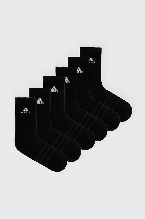 Ponožky adidas C SPW CRW 6P 6-pack dlouhé ponožky černá IC1316