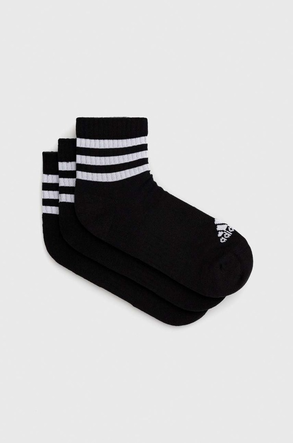 Čarape adidas Performance 3-pack Planet friendly crna IC1317