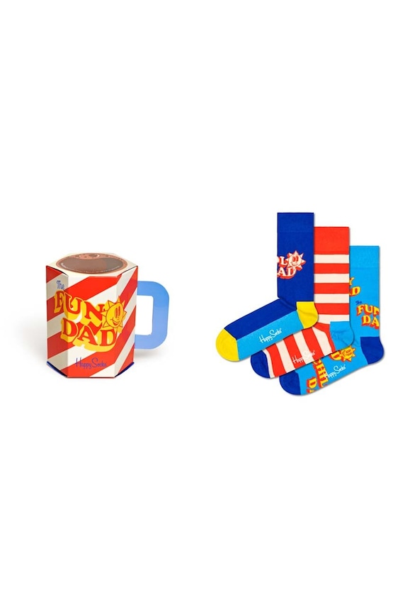 Happy Socks skarpetki Father Of The Years 3-pack XFOT08.6300