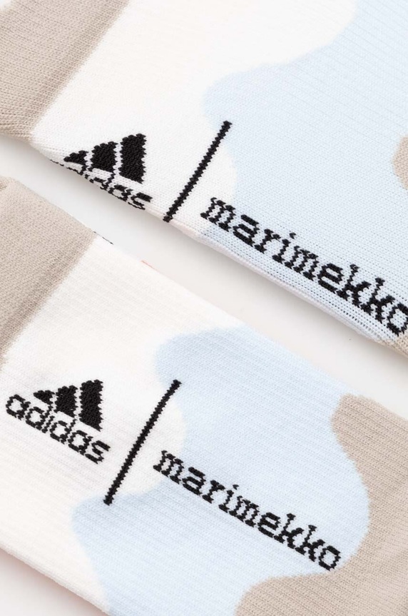 adidas Performance skarpetki Marimekko HT1624 beżowy SS23