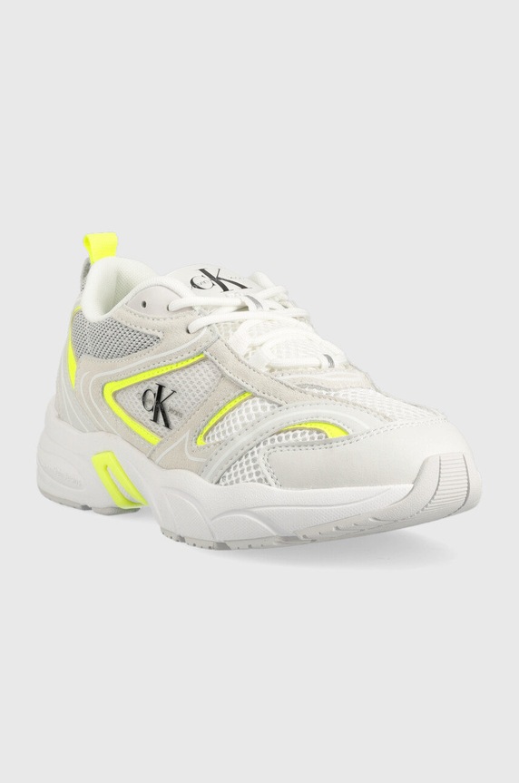 Sneakers Calvin Klein Jeans YW0YW00891 RETRO TENNIS SU-MESH W RETRO TENNIS SU-MESH WN YW0YW00891 λευκό NC24