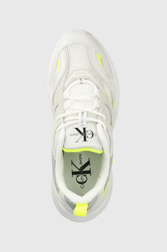 Sneakers Calvin Klein Jeans YW0YW00891 RETRO TENNIS SU-MESH W RETRO TENNIS SU-MESH WN λευκό YW0YW00891