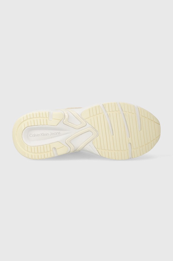Calvin Klein Jeans sneakersy YW0YW00891 RETRO TENNIS SU-MESH W YW0YW00891 beżowy