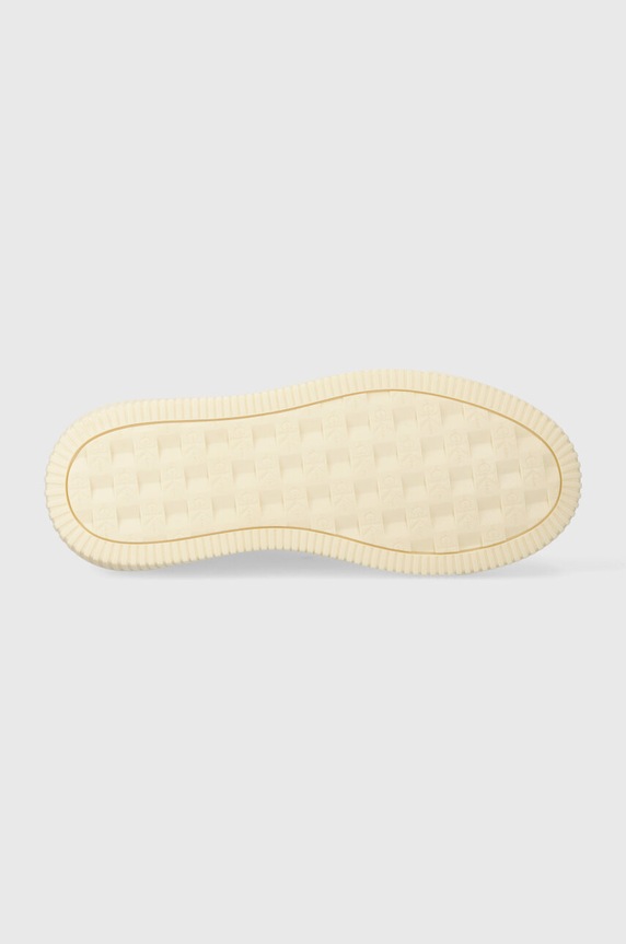 Calvin Klein Jeans bőr sportcipő YW0YW00823 CHUNKY CUPSOLE MONOLOGO W MONO LTH WN YW0YW00823 fehér