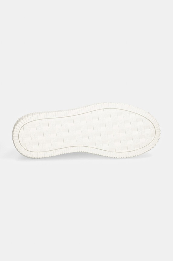 Calvin Klein Jeans bőr sportcipő YW0YW00823 CHUNKY CUPSOLE MONOLOGO W MONO LTH WN YW0YW00823 fehér