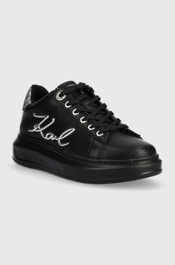 Karl Lagerfeld sneakersy skórzane KAPRI KL62510A.00S czarny SS23