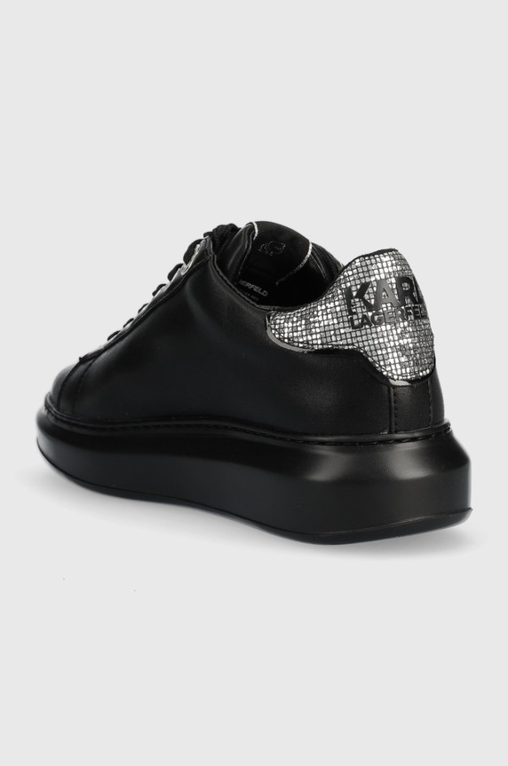 Obuwie Karl Lagerfeld sneakersy skórzane KAPRI KL62510A.00S czarny