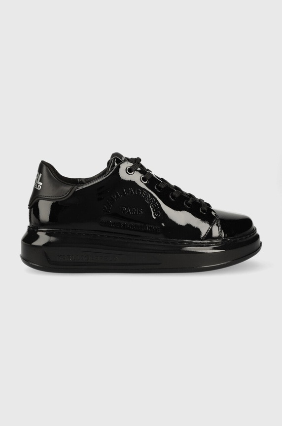 Δερμάτινα sneakers Karl Lagerfeld KL62539S KAPRIKAPRI πλατφόρμα μαύρο KL62539S.1BP
