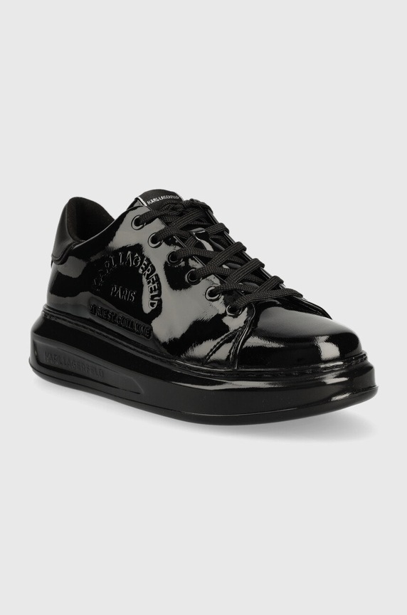 Δερμάτινα sneakers Karl Lagerfeld KL62539S KAPRIKAPRI KL62539S.1BP μαύρο SS23