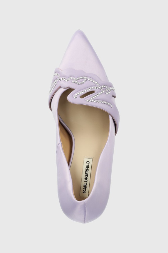 Karl Lagerfeld tűsarkú SARABANDE lila KL30919T.SVP