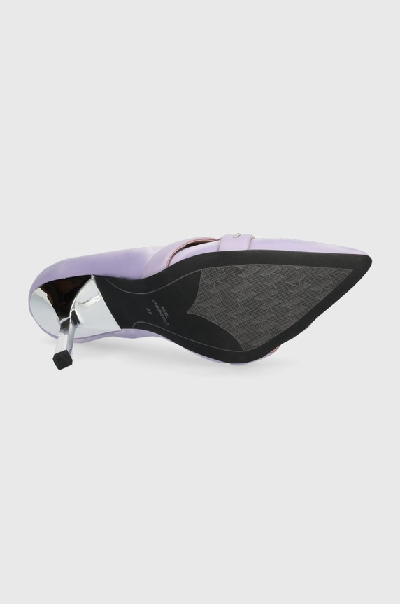 Karl Lagerfeld szpilki SARABANDE KL30919T.SVP fioletowy