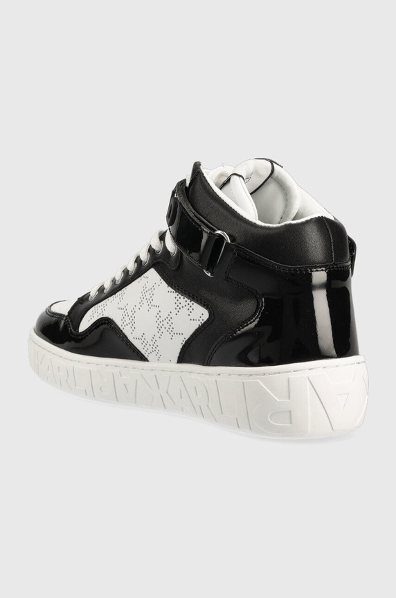 Παπούτσια Δερμάτινα sneakers Karl Lagerfeld KL61056 KUPSOLE III KL61056.001 μαύρο