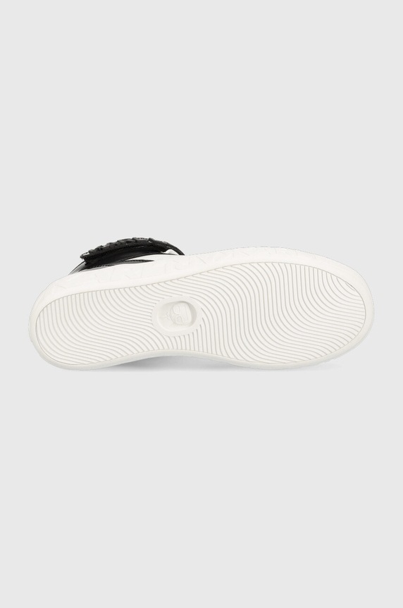 Δερμάτινα sneakers Karl Lagerfeld KL61056 KUPSOLE III KL61056.001 μαύρο