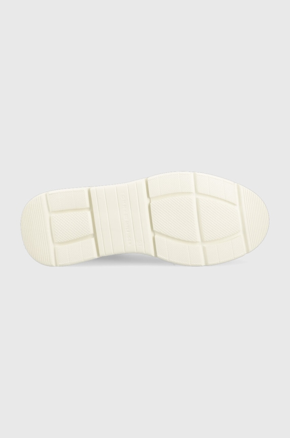 Tommy Hilfiger sneakersy skórzane FW0FW06855 CHUNKY LEATHER SNEAKER FW0FW06855 beżowy