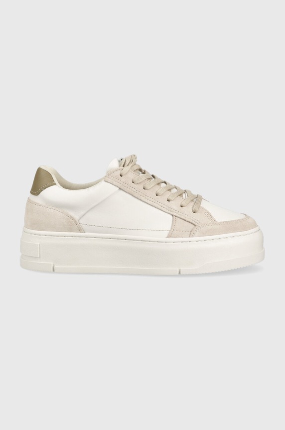 Vagabond Shoemakers sneakersy skórzane JUDY skóra zamszowa biały 5524.042.98