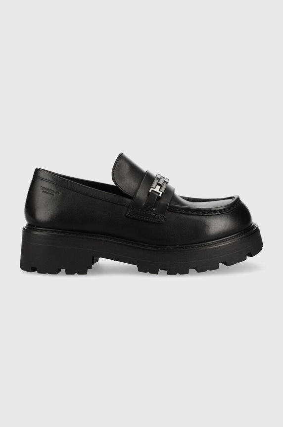 Kožne mokasinke Vagabond Shoemakers COSMO 2.0 platforma crna 5549.001.20