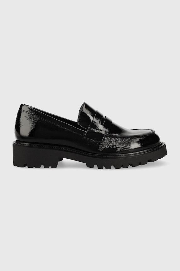 Kožené mokasíny Vagabond Shoemakers KENOVA lakovaná kůže černá 5241.360.20
