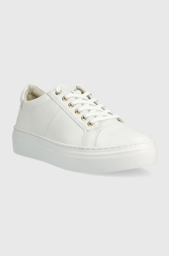 Vagabond Shoemakers sneakersy skórzane ZOE PLATFORM 5327.501.01 biały SS23