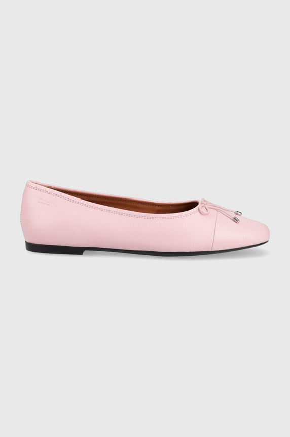 Vagabond Shoemakers bőr balerina cipő JOLIN rózsaszín 5508.101.45